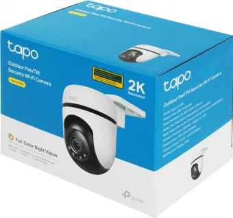 Камера видеонаблюдения IP TP-Link Tapo C510W Wi-Fi 3.9-3.9мм цв. корп.:белый - купить недорого с доставкой в интернет-магазине
