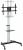 Подставка для телевизора Ultramounts UM307B черный/белый 37"-86" макс.50кг напольный мобильный - купить недорого с доставкой в интернет-магазине