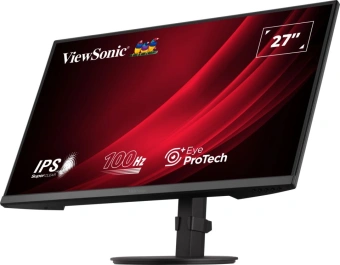 Монитор ViewSonic 27" VA2708-HDJ черный IPS LED 16:9 HDMI матовая HAS Piv 250cd 178гр/178гр 1920x1080 100Hz VGA DP FHD 6.1кг - купить недорого с доставкой в интернет-магазине