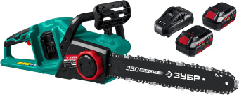 Электрическая цепная пила Зубр ПЦЛ-3635-42 дл.шины:14" (35cm) 2аккум. 4Ач ЗУ - купить недорого с доставкой в интернет-магазине