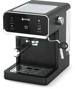 Кофеварка рожковая Vitek VT-1516 1000Вт черный - купить недорого с доставкой в интернет-магазине