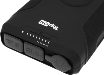 Мобильный аккумулятор TopON TOP-X73 72000mAh QC3.0/PD3.0/Qi 180W 5A USB-A/2xUSB-C беспров.зар. черный (103073) - купить недорого с доставкой в интернет-магазине