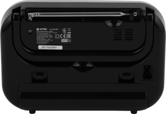 Радиоприемник настольный Vitek VT-3593 черный - купить недорого с доставкой в интернет-магазине