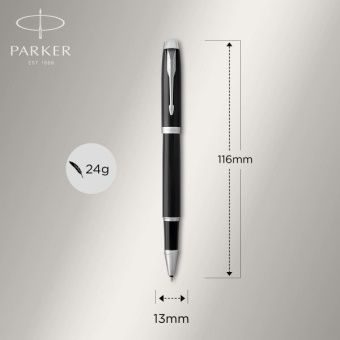 Ручка роллер Parker IM Core T321 (1931658) Black CT F черн. черн. подар.кор. - купить недорого с доставкой в интернет-магазине