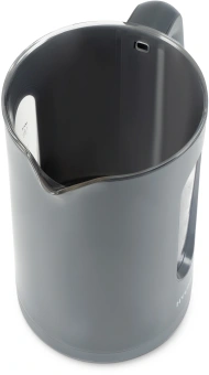 Чайник электрический Hyundai HYK-G4508 1.5л. 1700Вт серый/прозрачный корпус: стекло - купить недорого с доставкой в интернет-магазине