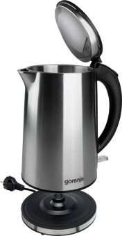 Чайник электрический Gorenje K15DWS 1.5л. 2200Вт нержавеющая сталь корпус: металл/пластик - купить недорого с доставкой в интернет-магазине