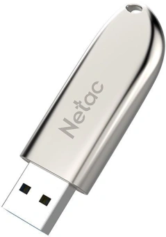 Флеш Диск Netac 8GB U352 NT03U352N-008G-20PN USB2.0 серебристый - купить недорого с доставкой в интернет-магазине