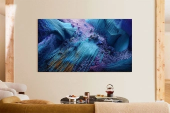 Телевизор QLED Samsung 75" QE75QN990FUXRU Series 9 черненое серебро/серебристый 4K Ultra HD 120Hz DVB-T2 DVB-C DVB-S2 USB WiFi Smart TV - купить недорого с доставкой в интернет-магазине
