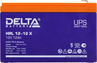 Батарея для ИБП Delta HRL 12-12 X 12В 12Ач - купить недорого с доставкой в интернет-магазине
