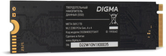Накопитель SSD Digma PCIe 4.0 x4 2TB DGSM4002TS69T Meta S69 M.2 2280 - купить недорого с доставкой в интернет-магазине