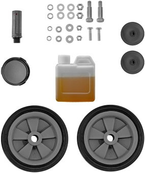 Компрессор поршневой Denzel DK1800/50,Х-PRO масляный 280л/мин 50л 1800Вт желтый/черный - купить недорого с доставкой в интернет-магазине