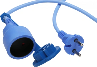 Сетевой удлинитель Powercube PC-2F-R-30(IP) 30м (1 розетка) синий (коробка) - купить недорого с доставкой в интернет-магазине