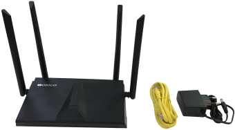 Роутер беспроводной Origo OWR1830AXG (OWR1830AXG/A1A) AX1800 10/100/1000BASE-T черный - купить недорого с доставкой в интернет-магазине