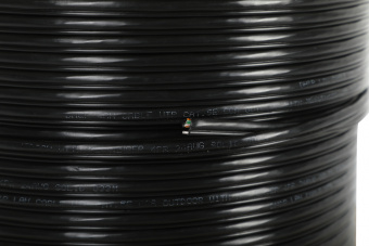 Кабель сетевой Ningbo 1Гбит/с UTP 4 пары cat.5E solid 0.5мм CCA molded 305м серый outdoor стальной трос - купить недорого с доставкой в интернет-магазине