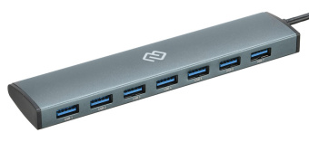 Разветвитель USB-C Digma HUB-7U3.0-UC-G 7порт. серый - купить недорого с доставкой в интернет-магазине