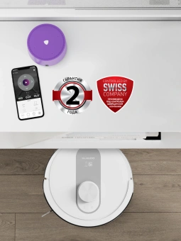 Пылесос-робот Polaris IQ Home PVCR 4250 50Вт белый - купить недорого с доставкой в интернет-магазине