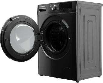 Стиральная машина Hyundai WFD9403 класс: B загр.фронтальная макс.:10кг (с сушкой) темно-серый инвертор - купить недорого с доставкой в интернет-магазине