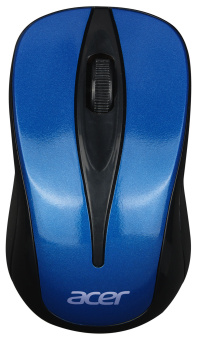 Мышь Acer OMR132 синий/черный оптическая (1000dpi) беспроводная USB для ноутбука (2but) - купить недорого с доставкой в интернет-магазине