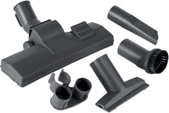 Пылесос Hyundai HYV-C4570 2400Вт серебристый/красный - купить недорого с доставкой в интернет-магазине