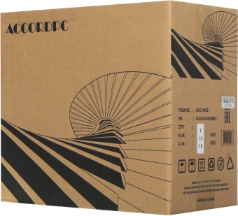 Корпус Accord ACC-XA05 черный без БП mATX 2xUSB2.0 1xUSB3.0 audio bott PSU - купить недорого с доставкой в интернет-магазине