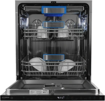 Посудомоечная машина встраив. Hyundai HBD 685 2100Вт полноразмерная нержавеющая сталь инвертор - купить недорого с доставкой в интернет-магазине