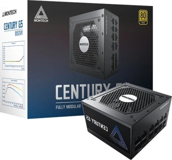Блок питания Montech ATX 850W Century Gold G5 80+ gold (20+4pin) APFC 120mm fan 10xSATA Cab Manag RTL - купить недорого с доставкой в интернет-магазине