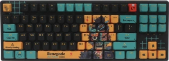 Клавиатура A4Tech AT87 Renegade черный/зеленый USB for gamer LED (AT87) кабель 1.8м - купить недорого с доставкой в интернет-магазине