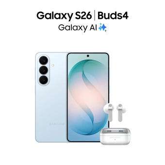 Смартфон Samsung SM-S942B Galaxy S26 512Gb 12Gb голубой моноблок 3G 4G 2Sim 6.3" 1080x2340 Android 16 50Mpix 802.11 a/b/g/n/ac/ax/be NFC GPS GSM900/1800 GSM1900 Protect - купить недорого с доставкой в интернет-магазине