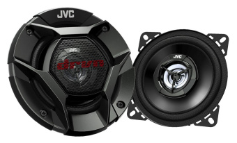 Колонки автомобильные JVC CS-DR420 220Вт 88дБ 4Ом 10см (4дюйм) (ком.:2кол.) коаксиальные двухполосные - купить недорого с доставкой в интернет-магазине