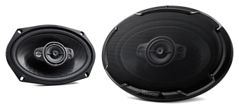 Колонки автомобильные Kenwood KFC-PS6996 650Вт 88дБ 4Ом 15x23см (6x9дюйм) (ком.:2кол.) коаксиальные пятиполосные - купить недорого с доставкой в интернет-магазине