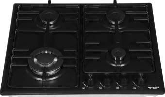 Газовая варочная поверхность Vitek VGH 6410W MBK черный матовый - купить недорого с доставкой в интернет-магазине