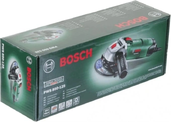 Углошлифовальная машина Bosch PWS 850-125 850Вт 12000об/мин рез.шпин.:M14 d=125мм (06033A270B) - купить недорого с доставкой в интернет-магазине