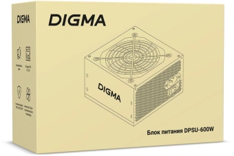 Блок питания Digma ATX 600W DPSU-600W (20+4pin) 120mm fan 4xSATA RTL - купить недорого с доставкой в интернет-магазине
