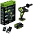 Дрель-шуруповерт Greenworks GD24DD90 аккум. патрон:быстрозажимной (3707507CUD)