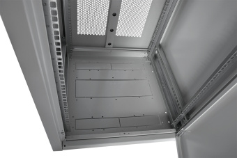 Шкаф коммутационный ЦМО (ШТК-Э-42.8.8-44АА) напольный 42U 800x800мм пер.дв.перфор. задн.дв.перфор. 2 бок.пан. направл.под закл.гайки 710кг серый 715мм 105кг 180град. 1987мм IP20 сталь - купить недорого с доставкой в интернет-магазине