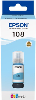 Чернила Epson 108 C13T09C54A светло-голубой 70мл для Epson L8050/L18050 - купить недорого с доставкой в интернет-магазине
