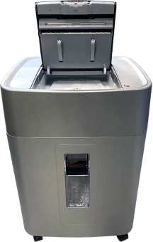 Шредер Office Kit SA300 (1,9х15) серый/черный с автоподачей (секр.P-5) фрагменты 300лист. 45лтр. скобы пл.карты - купить недорого с доставкой в интернет-магазине
