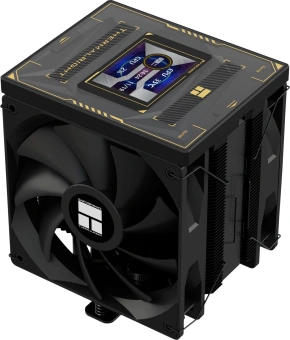 Устройство охлаждения(кулер) Thermalright Burst Assassin Vision 120 Soc-AM5/AM4/1200/1700/1851 черный 4-pin 25.6dB Al+Cu LCD Ret (BA120-VISION-BL) - купить недорого с доставкой в интернет-магазине