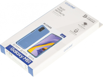 Чехол (клип-кейс) Samsung для Samsung Galaxy M51 araree M cover синий (GP-FPM515KDALR) - купить недорого с доставкой в интернет-магазине