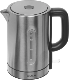 Чайник электрический Candy CK-204 1.7л. 2200Вт графит корпус: нерж.сталь - купить недорого с доставкой в интернет-магазине