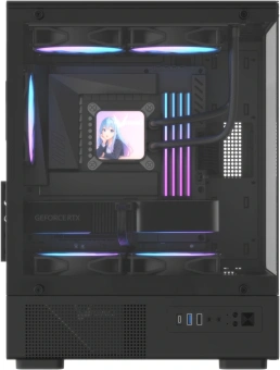 Корпус Formula Crystal Z1CM v2 черный без БП mATX 1xUSB2.0 1xUSB3.0 audio bott PSU - купить недорого с доставкой в интернет-магазине