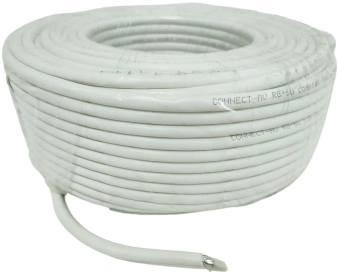 Кабель Premier CONNECT-AV RG-6/U CCS WT 50м. белый (21-321 50) - купить недорого с доставкой в интернет-магазине