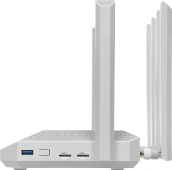 Роутер беспроводной Keenetic Netcraze Hero 5G (NC-4110) AX3000 10/100/1000/2500BASE-TX/4G cat.12 белый - купить недорого с доставкой в интернет-магазине