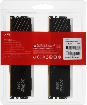 Память DDR5 2x16GB 6000MHz A-Data AX5U6000C3616G-DTLABRBK XPG Lancer Blade RGB RTL Gaming PC5-48000 CL36 DIMM ECC 288-pin 1.35В kit dual rank с радиатором Ret - купить недорого с доставкой в интернет-магазине