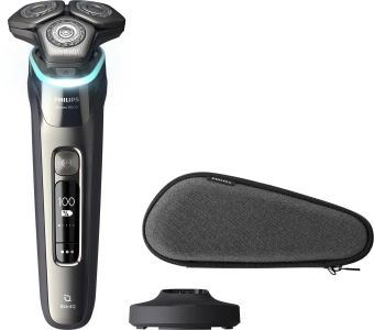 Бритва роторная Philips S9974/35 реж.эл.:3 питан.:аккум. серый - купить недорого с доставкой в интернет-магазине