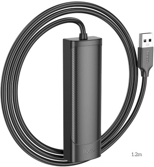 Разветвитель USB Hoco HB41 1.2 4порт. черный - купить недорого с доставкой в интернет-магазине