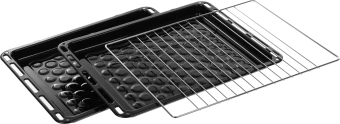 Духовой шкаф Электрический Darina 2V BDE 112 710 BB черный/стекло черное - купить недорого с доставкой в интернет-магазине