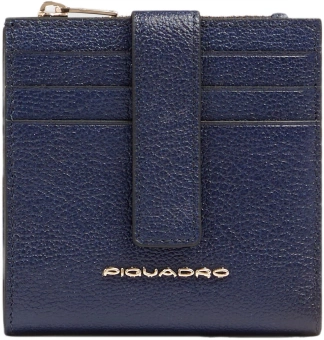 Чехол для кредитных карт Piquadro Patricia PP6843W140R/BLU темно-синий натур.кожа - купить недорого с доставкой в интернет-магазине