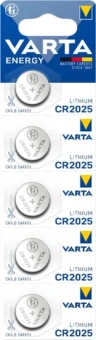Батарея Varta Energy CR2025 BL5 Lithium 3V CR2025 (5шт) блистер - купить недорого с доставкой в интернет-магазине