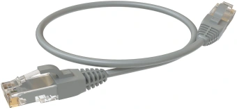 Патч-корд Sysmatrix PC 4545.5EU26.03LSZHGY U/UTP RJ-45 вил.-вилка RJ-45 кат.5E 0.3м серый LSZH - купить недорого с доставкой в интернет-магазине